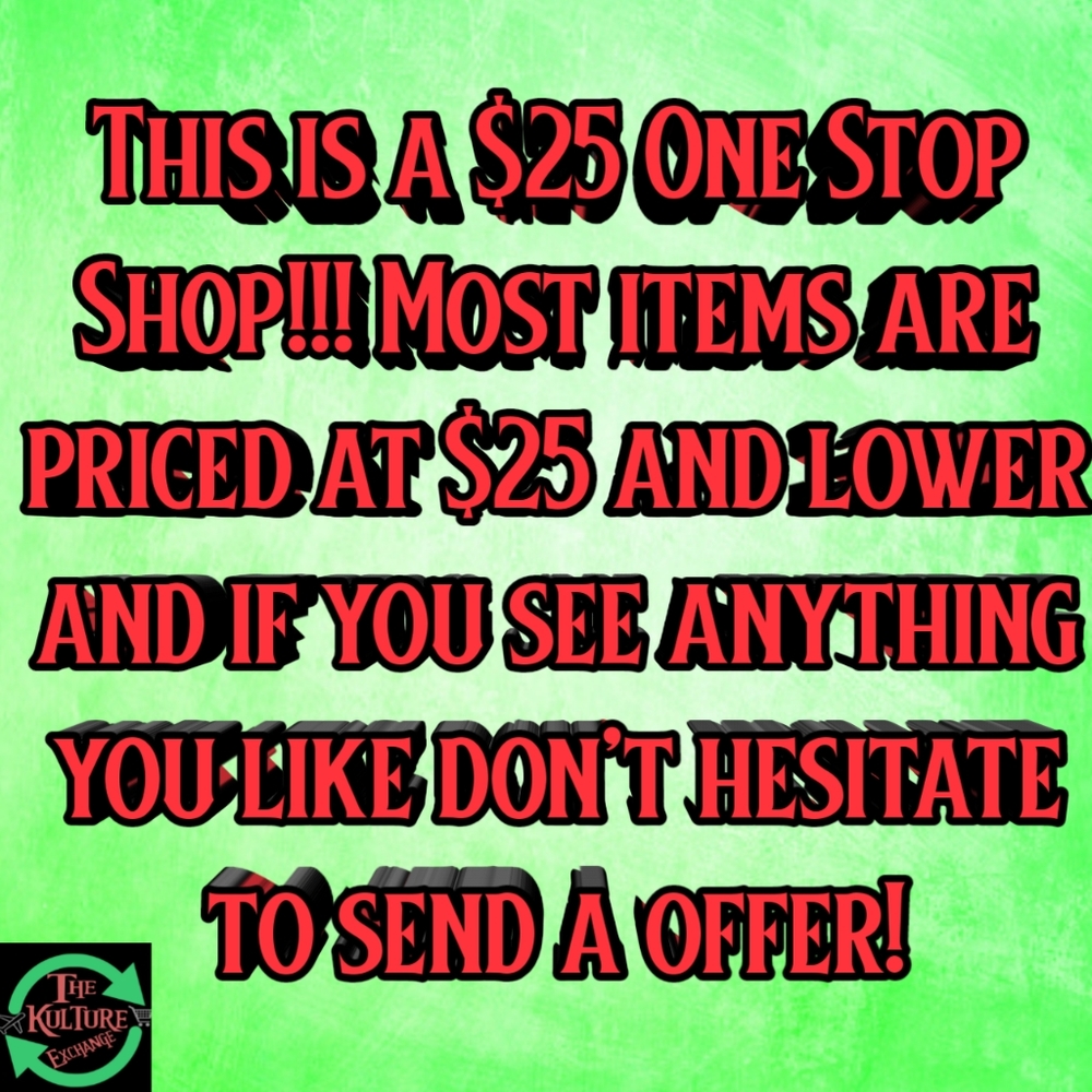 $25 One Stop Shop!!!